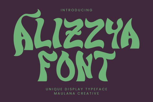 Alizzya Font: Playful Display Typography for Digital Campaigns