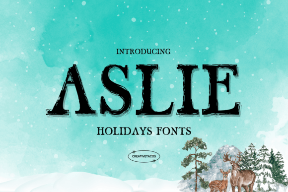 Aslie Font: A Brush Typeface for Editorial Warmth