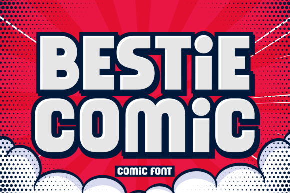 Bestie Comic Font for Editorial Design