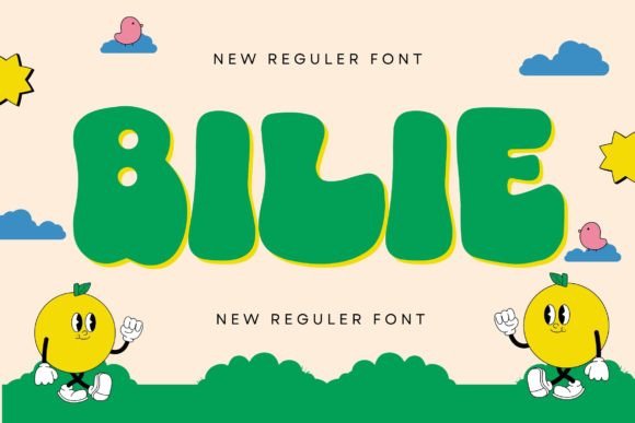 Bilie Font: Bold Display Typography for Editorial Design