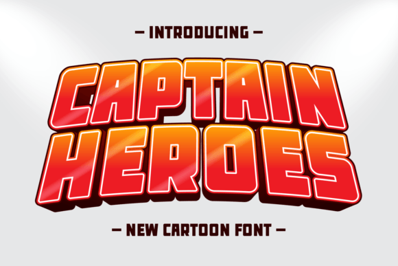 Captain Heroes Font: A Display Typeface for Bold Campaigns