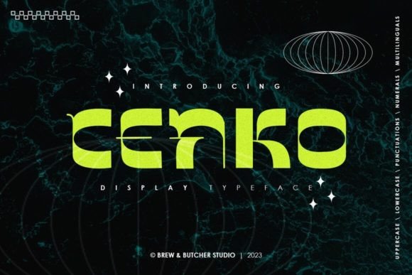 Cenko Font: Elevating Small Business Brand Identity