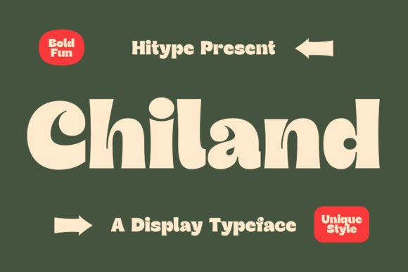 Chiland Font: Bold Display Type for Campaigns