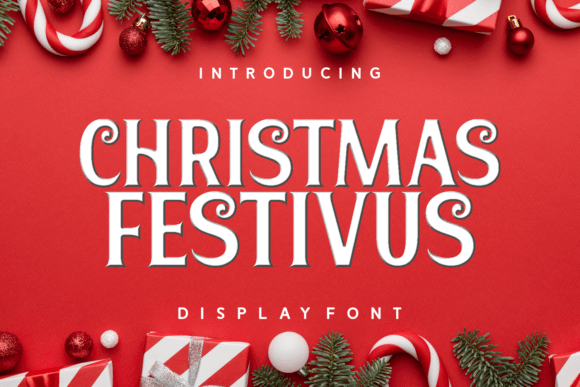 Christmas Festivus Font for Festive Web Design