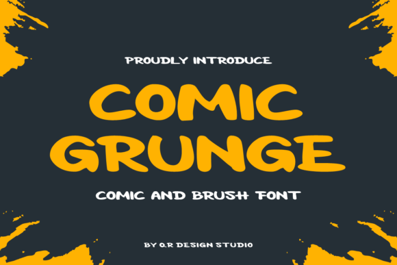 Comic Grunge Font: A Display Typeface for Makers