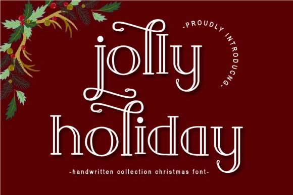 Joliy Holiday Font: Festive Display Typography for Web Design