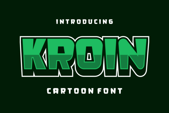 Kroin Font: A Quirky Display Typeface for Web Design