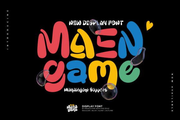Maengame: A Designer’s Take on This Display Font