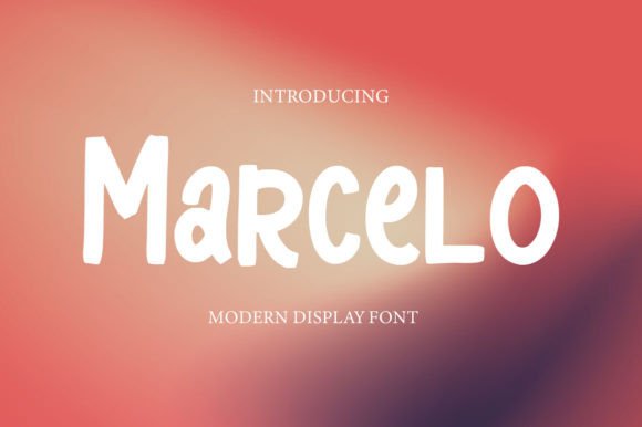 Marcelo Font: A Display Typeface for Editorial Layouts