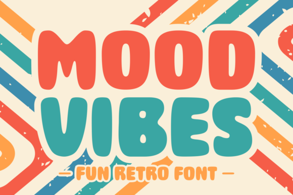 Mood Vibes Font: Retro Charm for Handmade Products