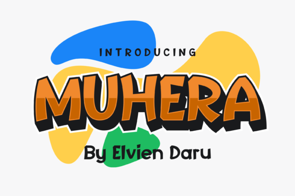 Muhera Font: Playful Typography for Handmade Products