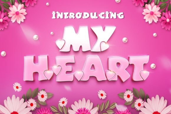 My Heart Bold Font for Editorial Design