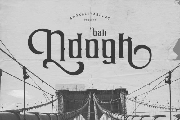 Ndogk Font: Elevating Small Business Brand Identity