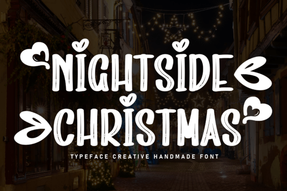 Nightside Christmas Font: A Display Typeface Review