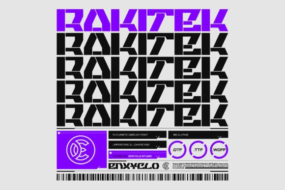 Rakitek Font Review: Cyberpunk Typography for Web Design