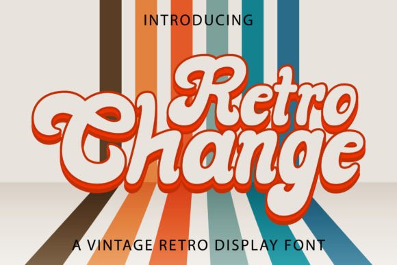 Retro Change Font: Vintage Style for Modern Web Design