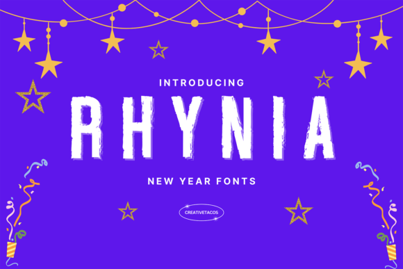 Rhynia Font: Modern Brush Typography for Crafters