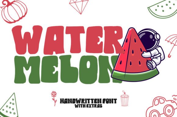 Water Melon Font: Playful Display Type for Makers